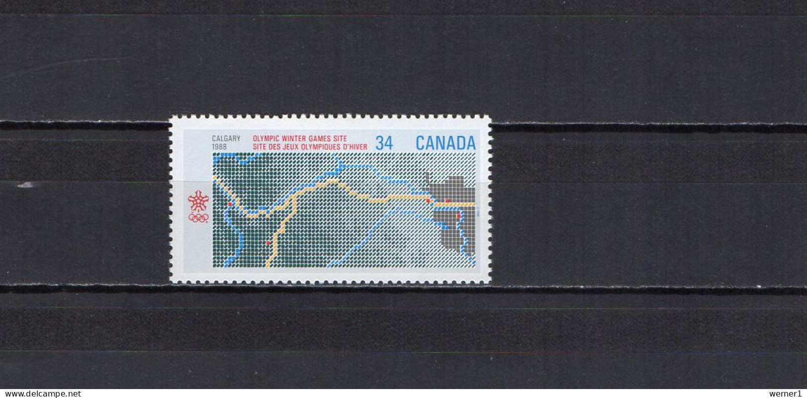 Canada 1986 Olympic Games Calgary Stamp MNH - Invierno 1988: Calgary