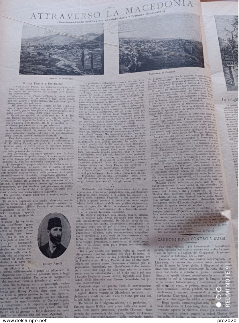 TRIBUNA ILLUSTRATA 1904 LA MACEDONIA SCIACCA MADONNA DI MONTENERO BRIGANTAGGIO MONTALTO DI CASTRO VITERBO CAPO MISENO - Sonstige & Ohne Zuordnung