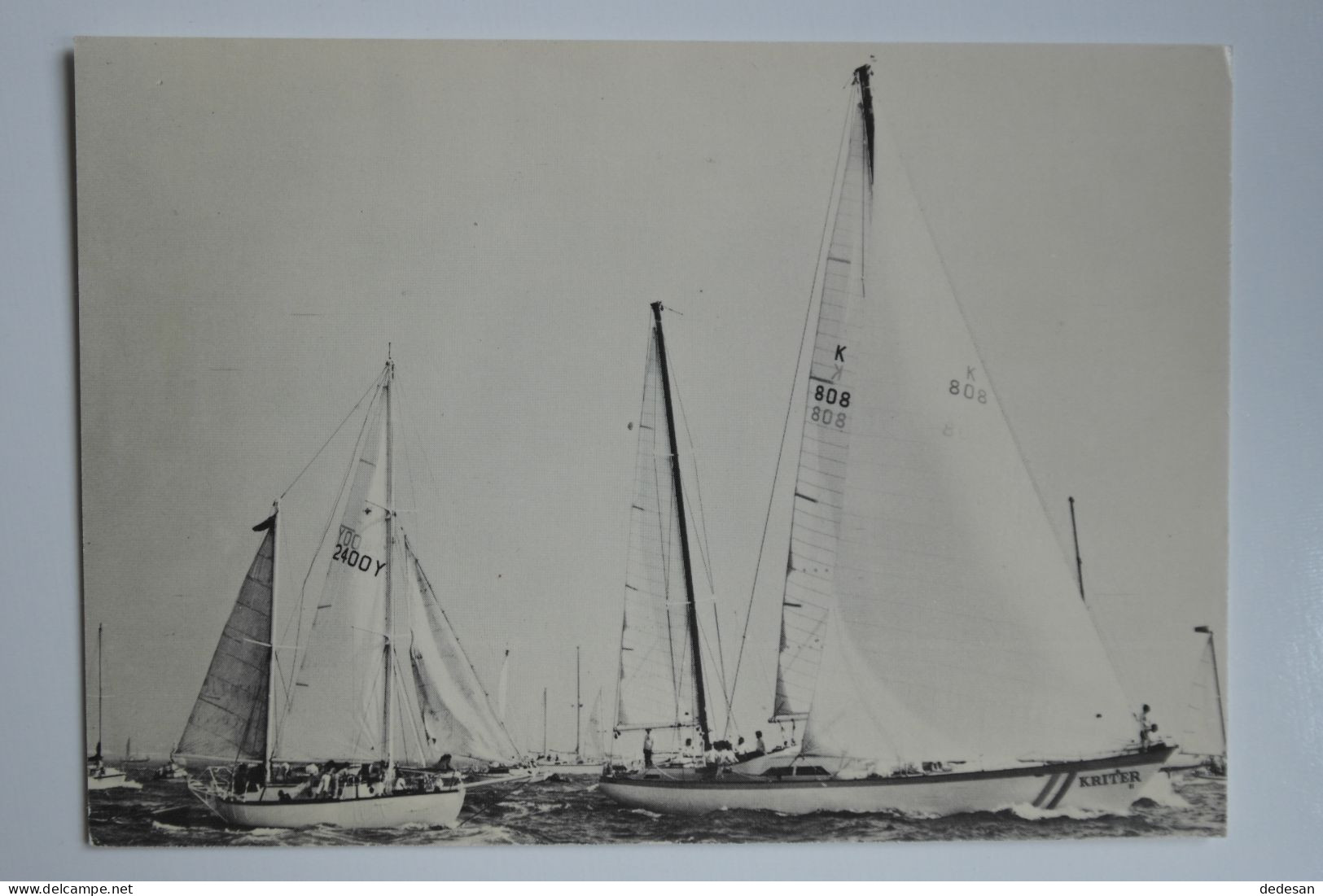 CPSM Grand Format 150x105 Kriter II Ketch De 24 Mètres Olivier De Kersauson - CHA03 - Sailing Vessels