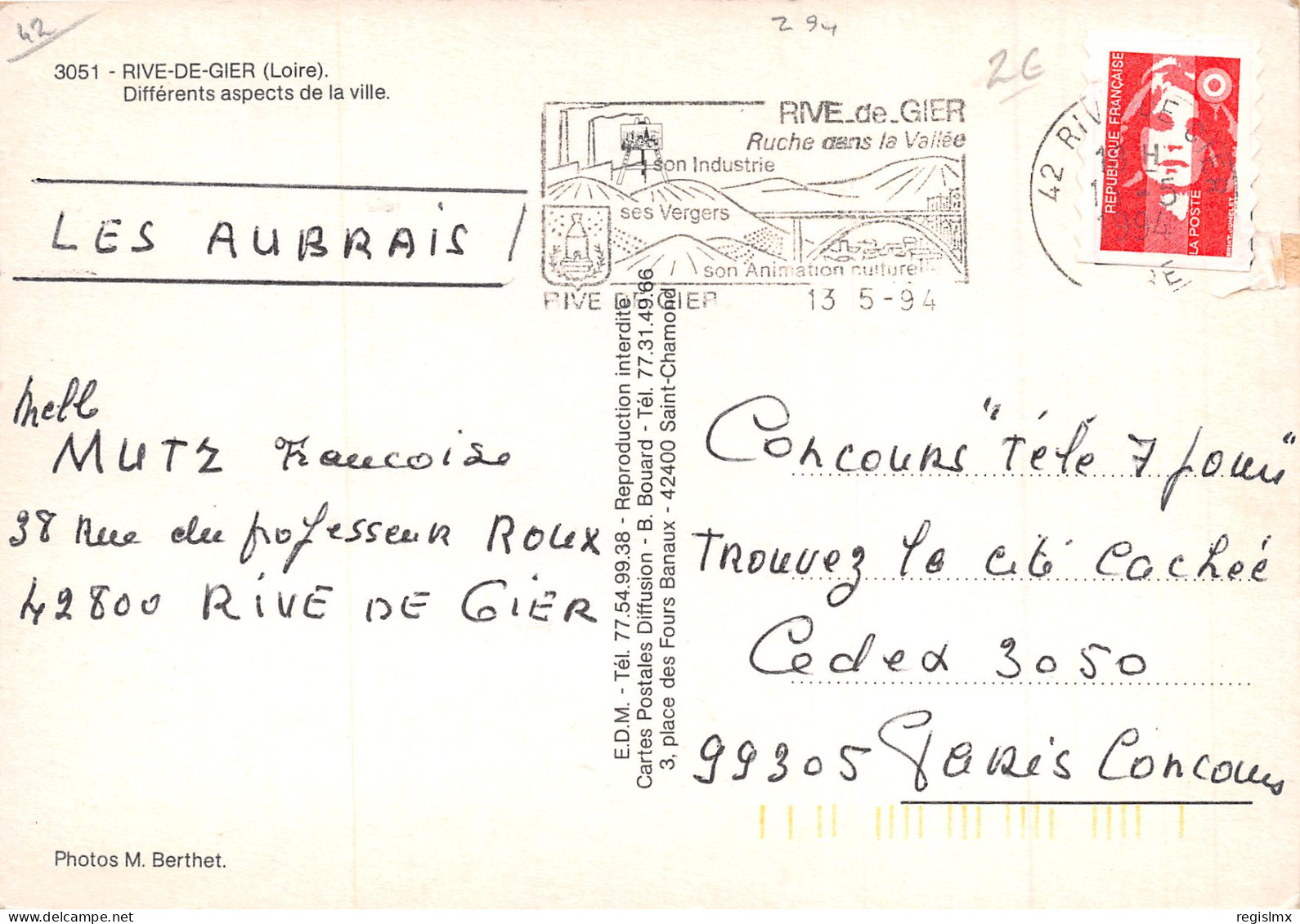 42-RIVE DE GIER-N°2013-B/0061 - Rive De Gier