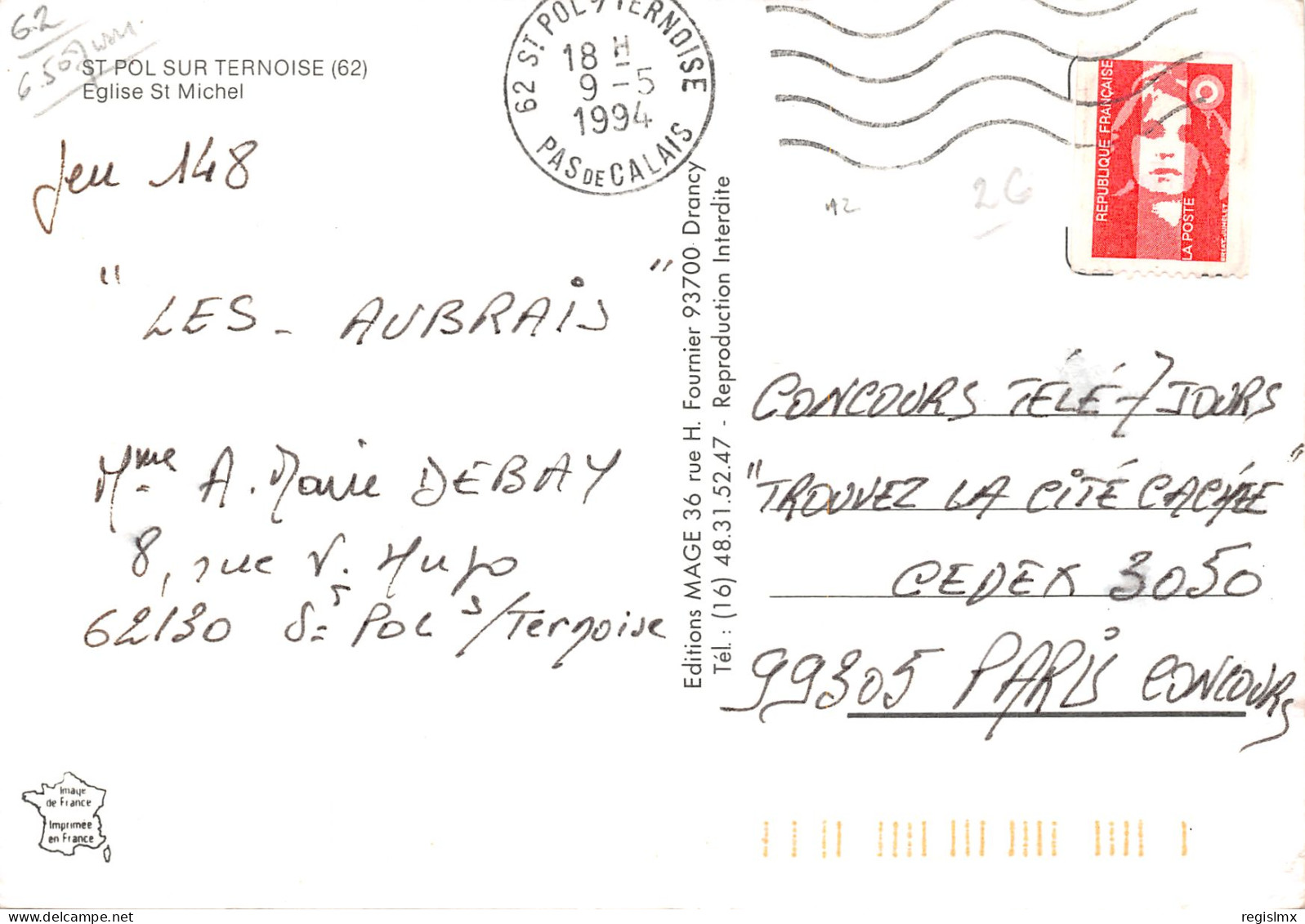 62-SAINT POL SUR TERNOISE-N°2015-A/0183 - Saint Pol Sur Ternoise
