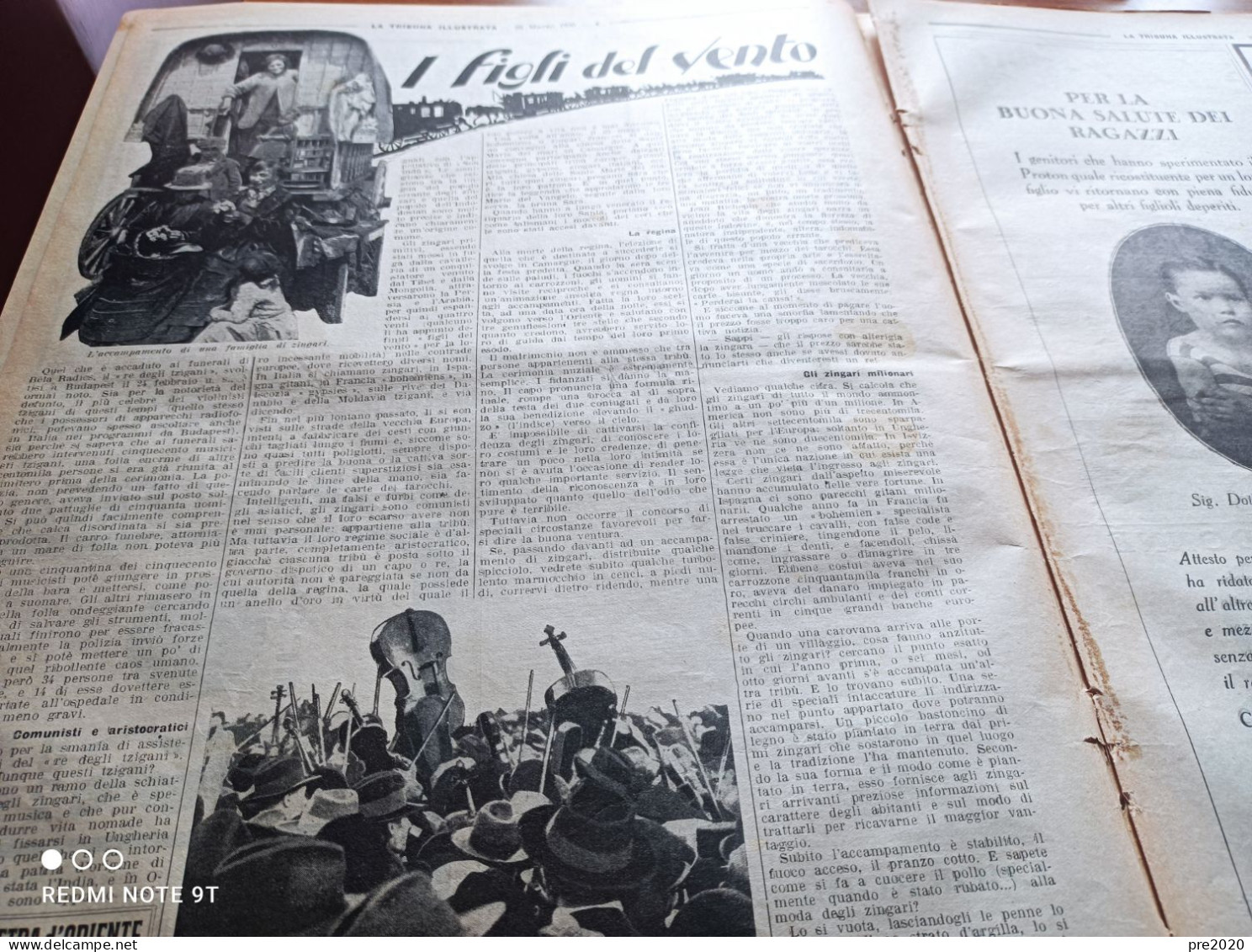 TRIBUNA ILLUSTRATA 1930 GLI ZINGARI - Sonstige & Ohne Zuordnung