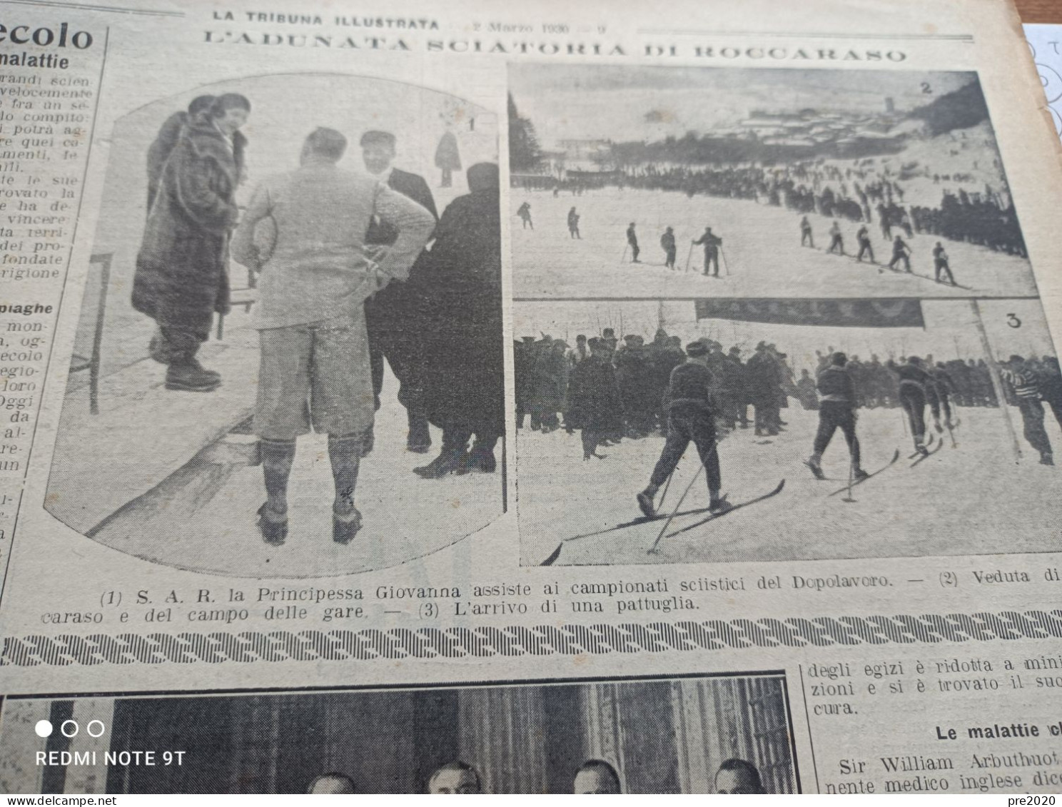 TRIBUNA ILLUSTRATA 1930 PIANSANO VITERBO ROCCARASO RASPUTIN - Sonstige & Ohne Zuordnung