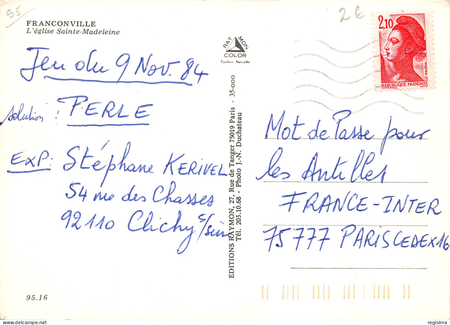 95-FRANCONVILLE-N°2018-C/0033 - Franconville