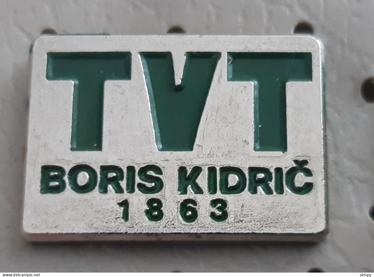 TVT Boris Kidric Maribor 1863 Locomotive Train Industry Slovenia Ex Yugoslavia Pin - Transports