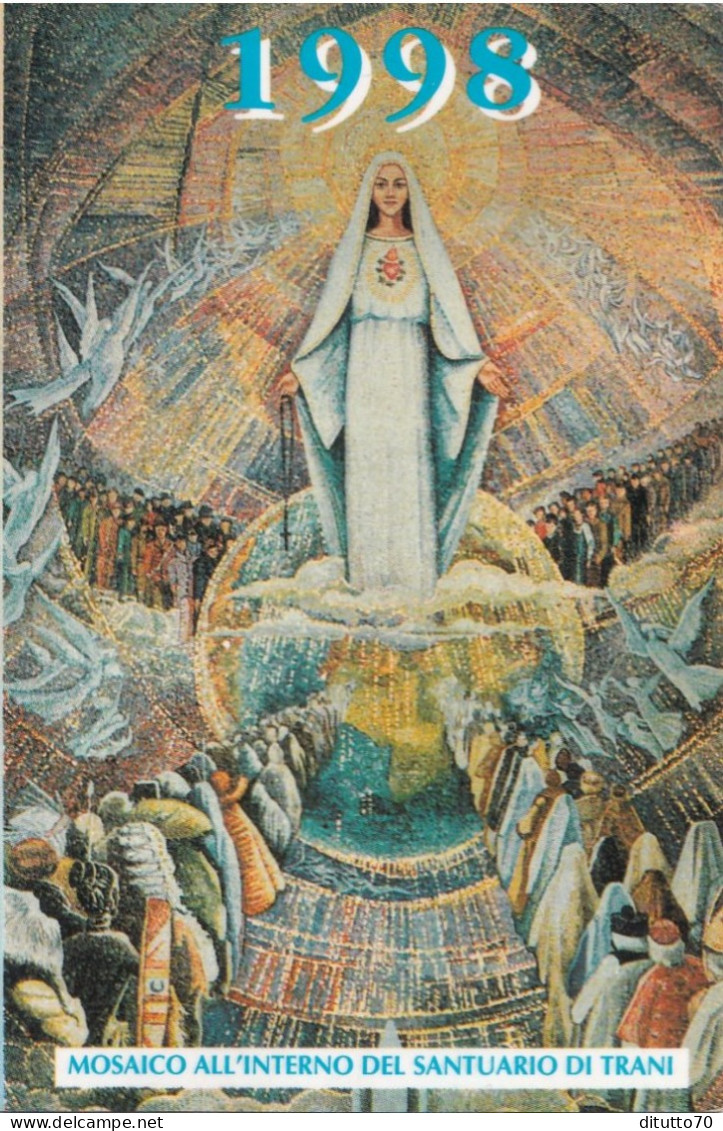 Calendarietto - Opera Madonna Di Fatima - Padri Rogazionisti - Trani - Anno 1998 - Formato Piccolo : 1991-00