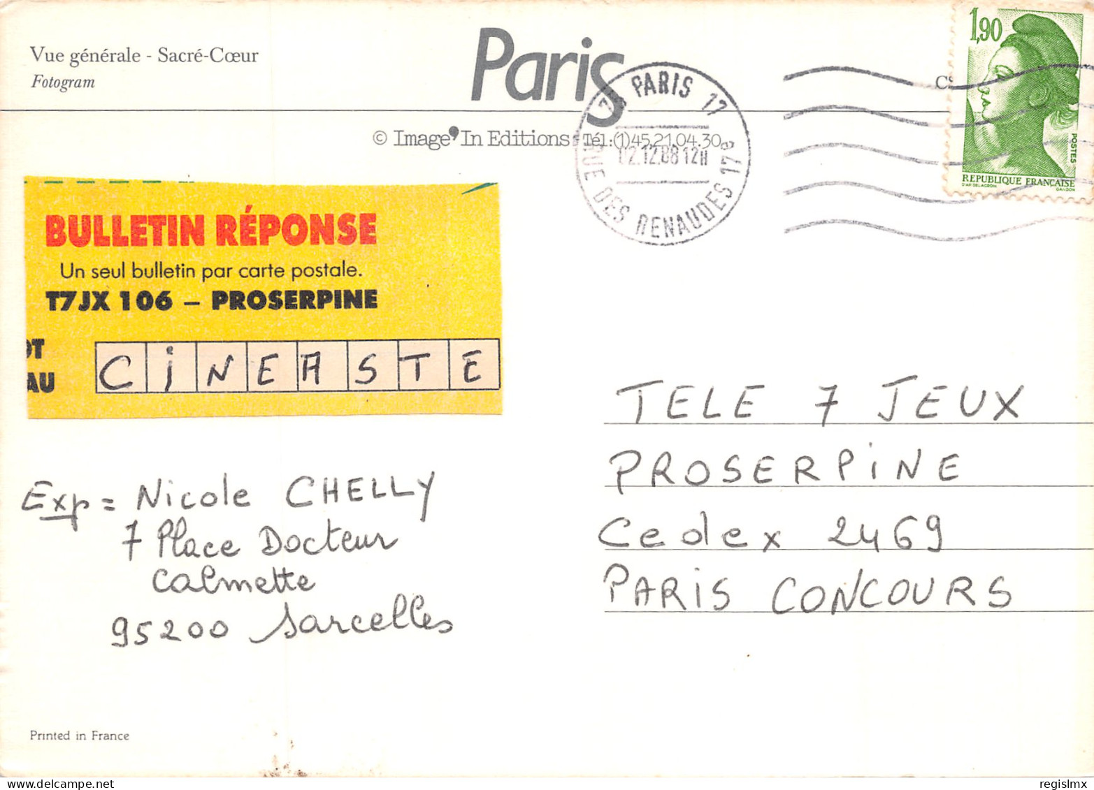 75-PARIS-LE SACRE CŒUR-N°2027-D/0277 - Sacré Coeur