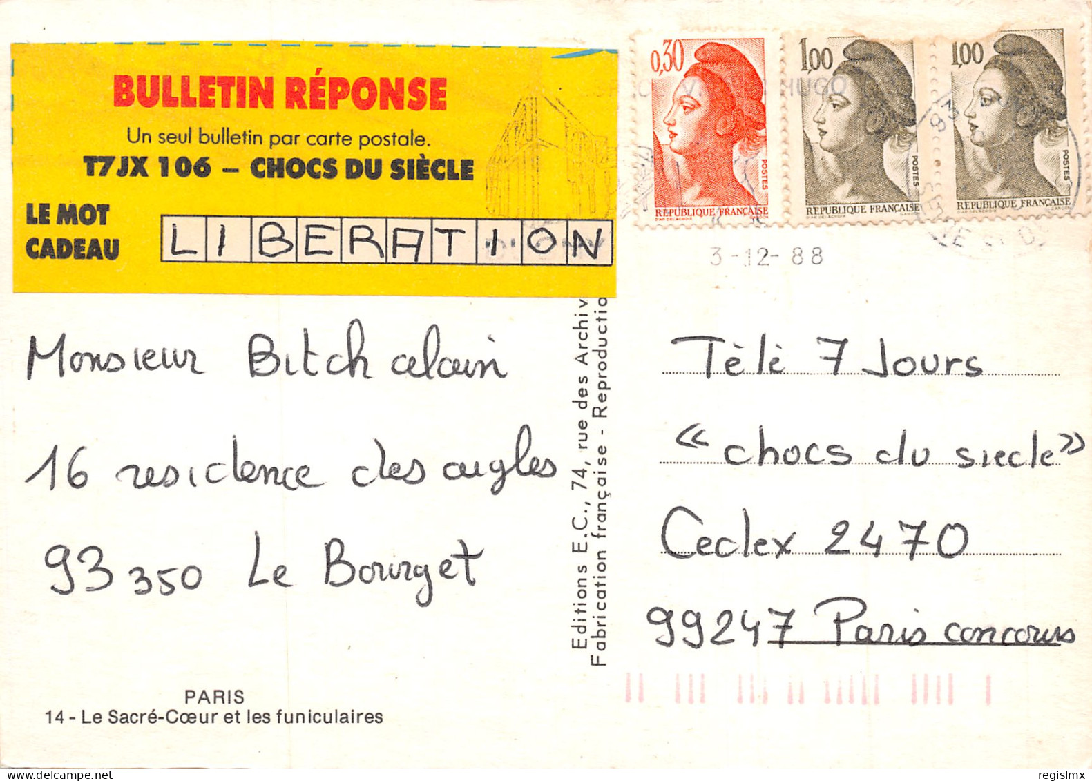 75-PARIS-LE SACRE CŒUR-N°2028-C/0193 - Sacré Coeur