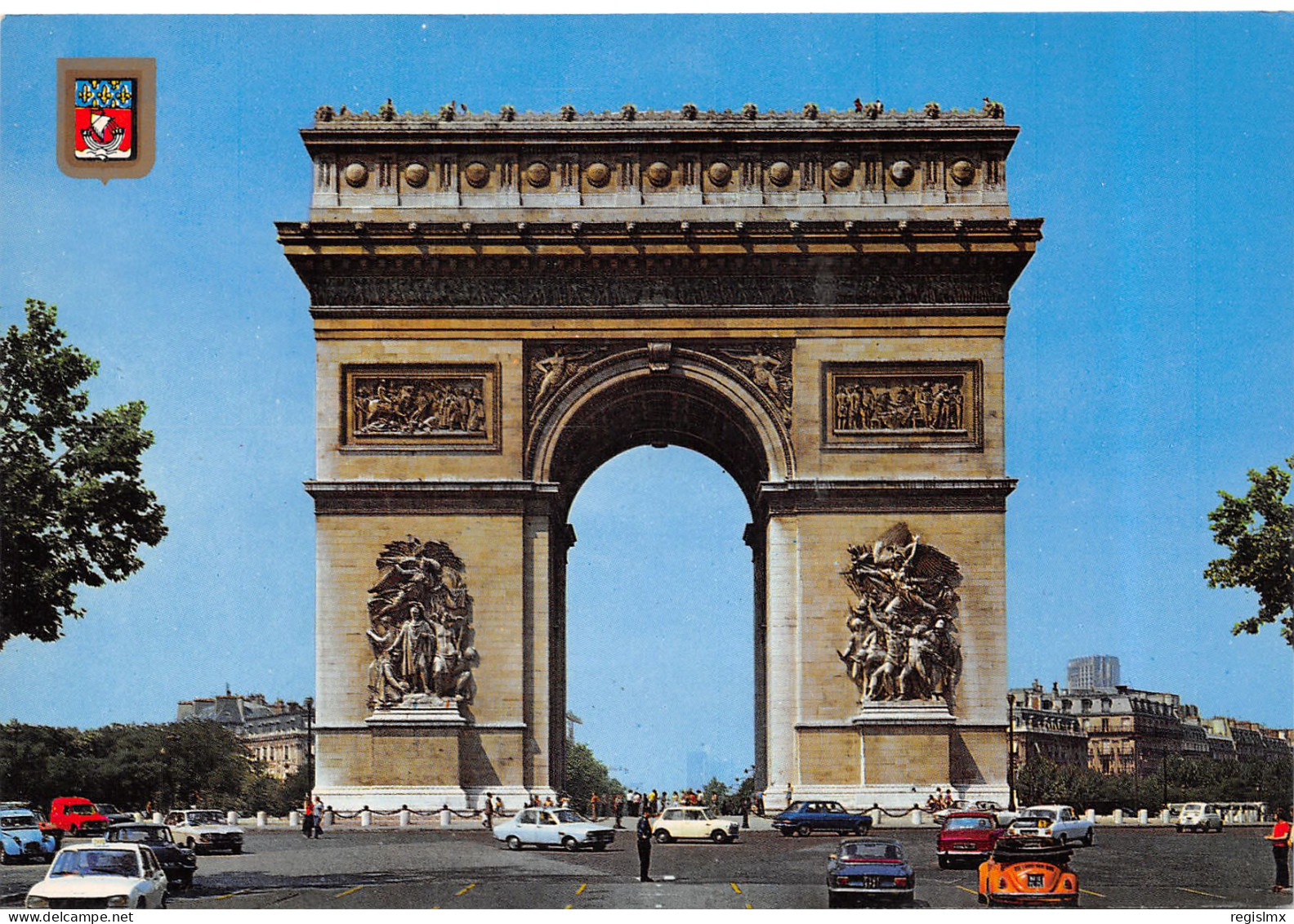 75-PARIS-L ARC DE TRIOMPHE-N°2029-C/0211 - Arc De Triomphe