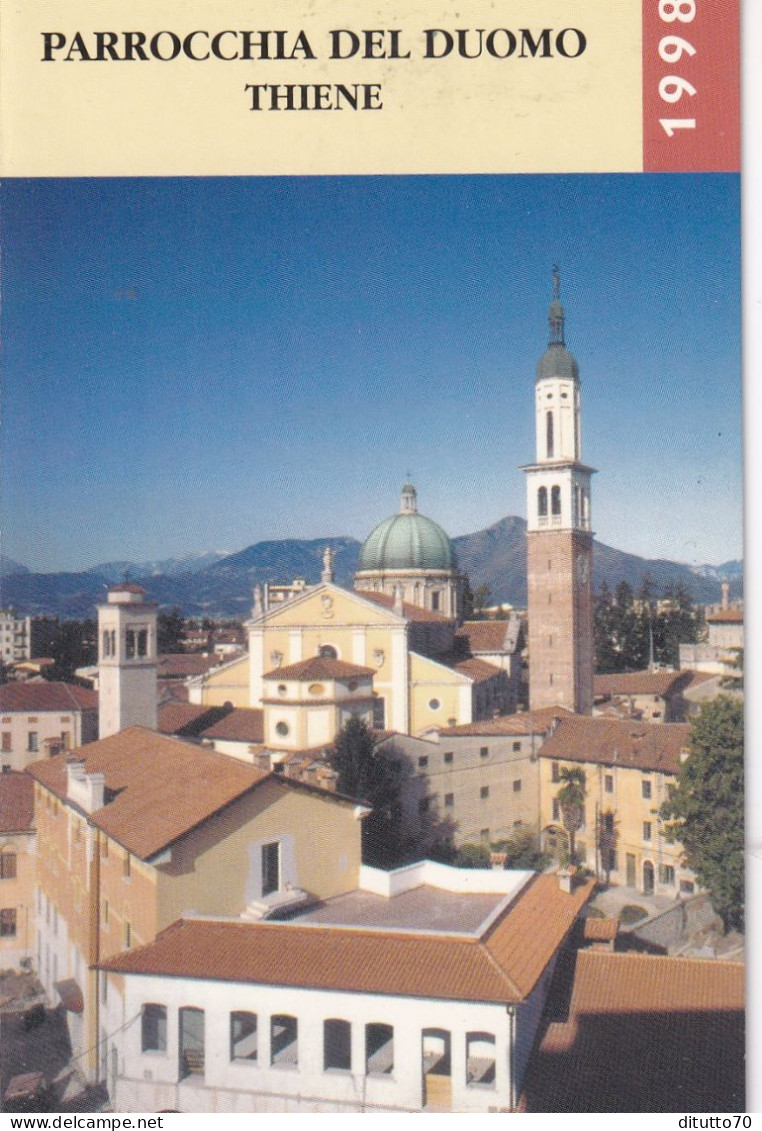 Calendarietto - Parrocchia Del Duomo - Thiene - Anno 1998 - Petit Format : 1991-00