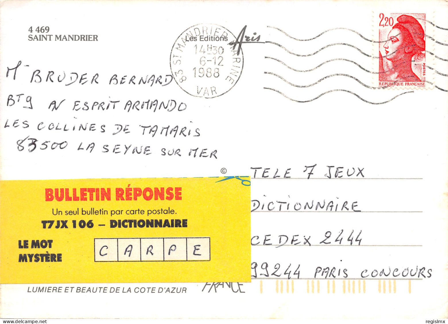 83-SAINT MANDRIER-N°2030-A/0079 - Saint-Mandrier-sur-Mer