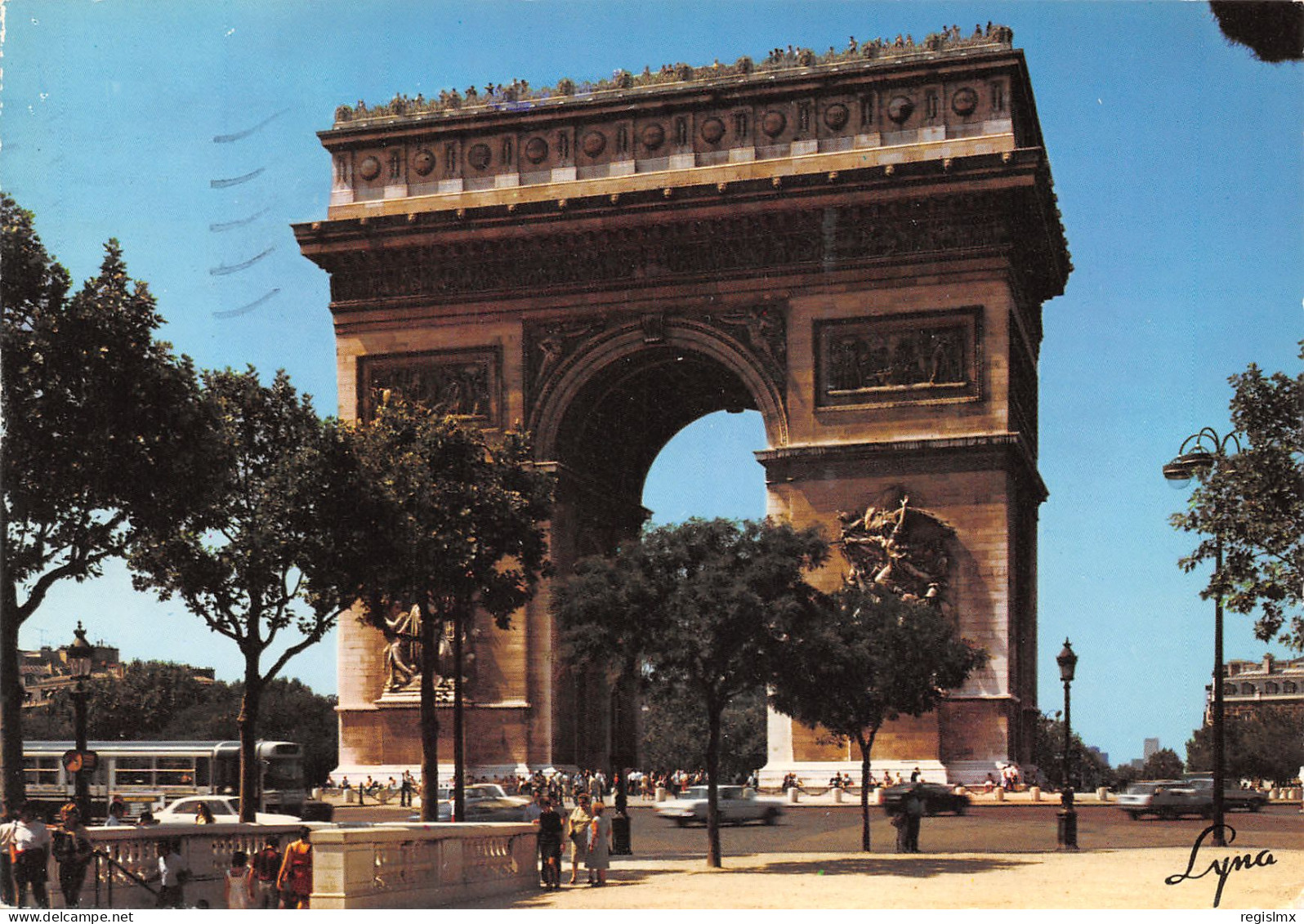 75-PARIS-L ARC DE TRIOMPHE-N°2030-C/0255 - Arc De Triomphe