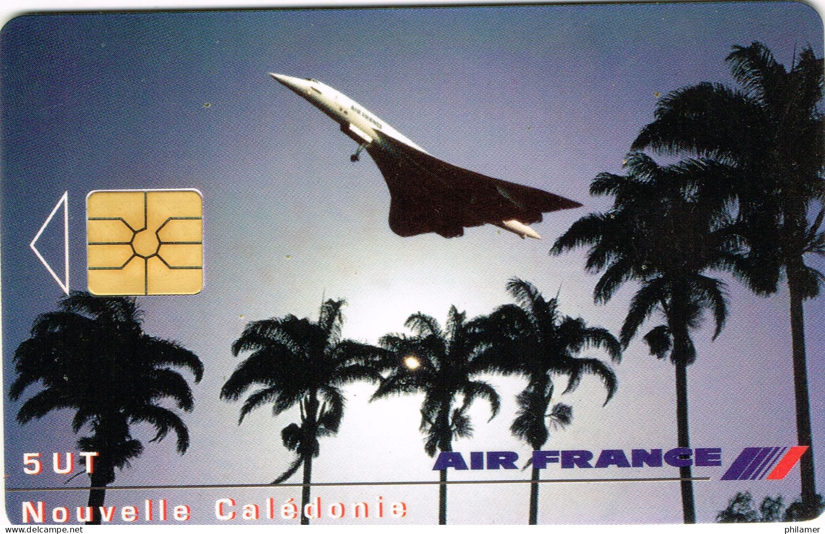NOUVELLE CALEDONIE NEW CALEDONIA Telecarte Phonecard  NC32A 1100 Ex. Concorde Air France Non Numérotée UT B - Nouvelle-Calédonie
