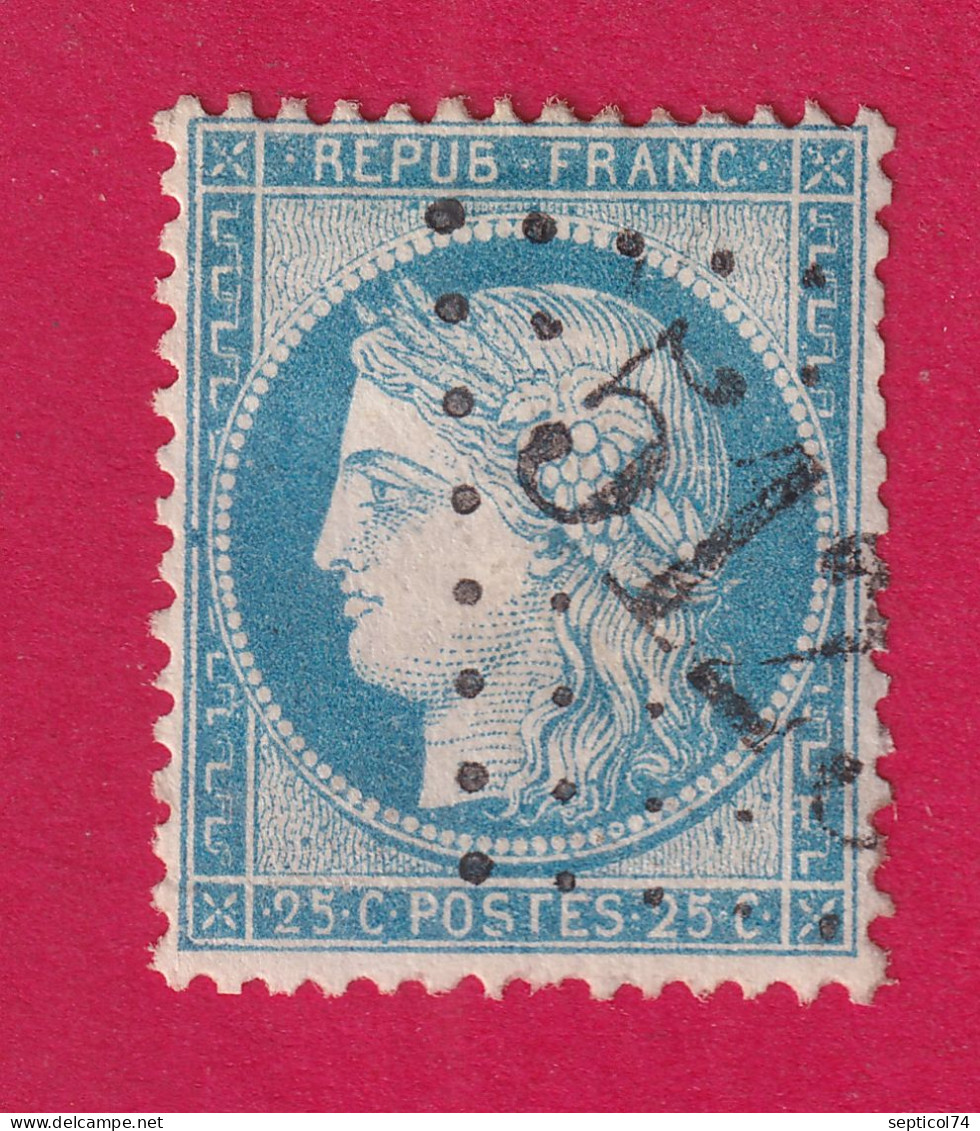 N°60 GC 5123 PERREGAUX ALGERIE COTE 170€ SUR BLEU BRIEFMARKEN STAMP FRANCE - 1871-1875 Cérès