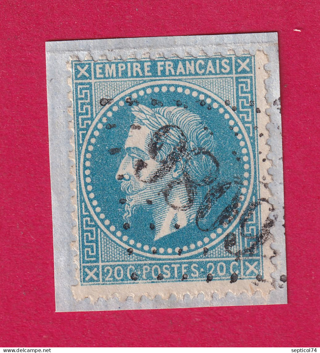 N°29 GC 6086 TURCKEIM HAUT RHIN COTE 250€ SUR BLEU BRIEFMARKEN STAMP FRANCE - 1863-1870 Napoléon III. Laure