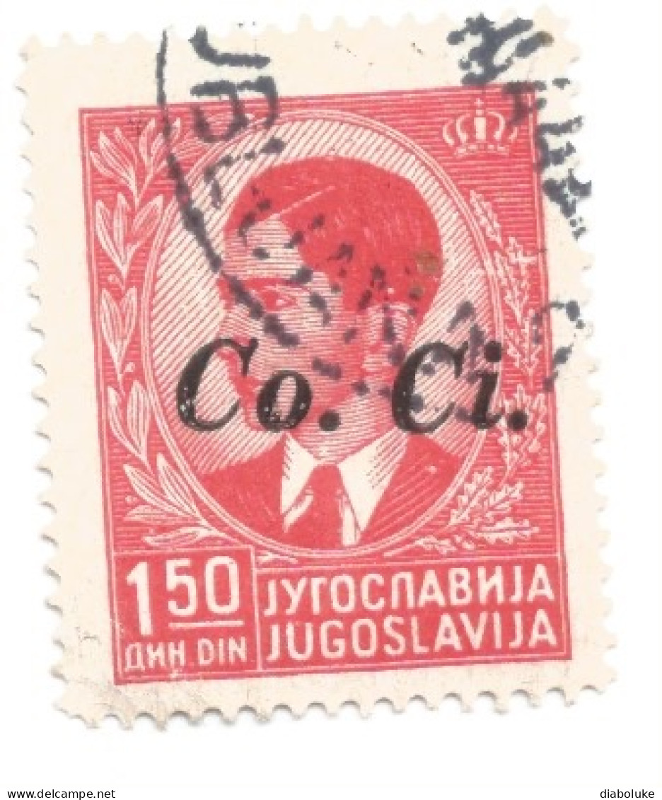 (COLONIE E POSSEDIMENTI) 1941, LUBIANA, SOPRASTAMPATI, 1,5D - 1 Francobollo Usato (CAT. SASSONE N.4) - Ljubljana