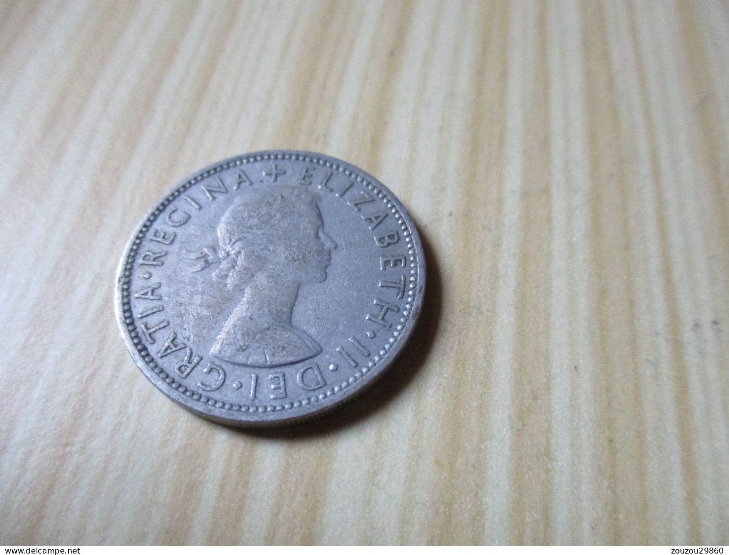 Grande-Bretagne - Two Shillings Elizabeth 1961.N°318. - J. 1 Florin / 2 Shillings