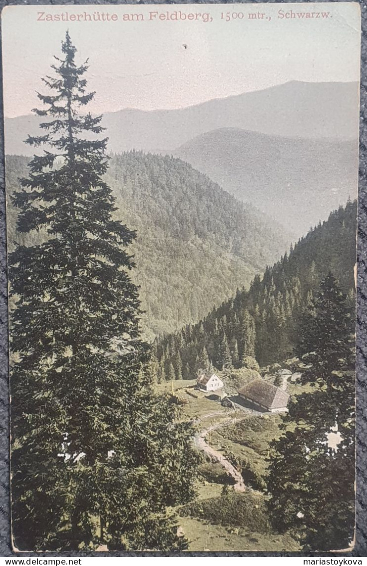 1907. Zastlerhütte Am Feldberg, 1500 Mtr., Schwarzw. - Feldberg