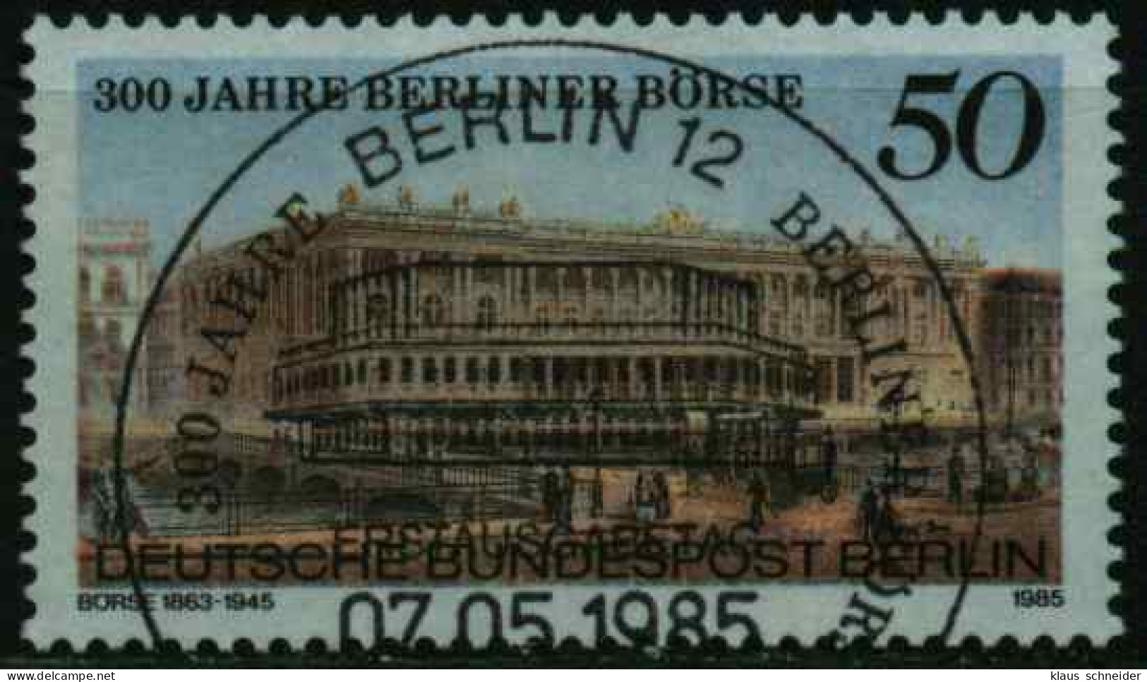 BERLIN 1985 Nr 740 Zentrisch Gestempelt X10D762 - Oblitérés