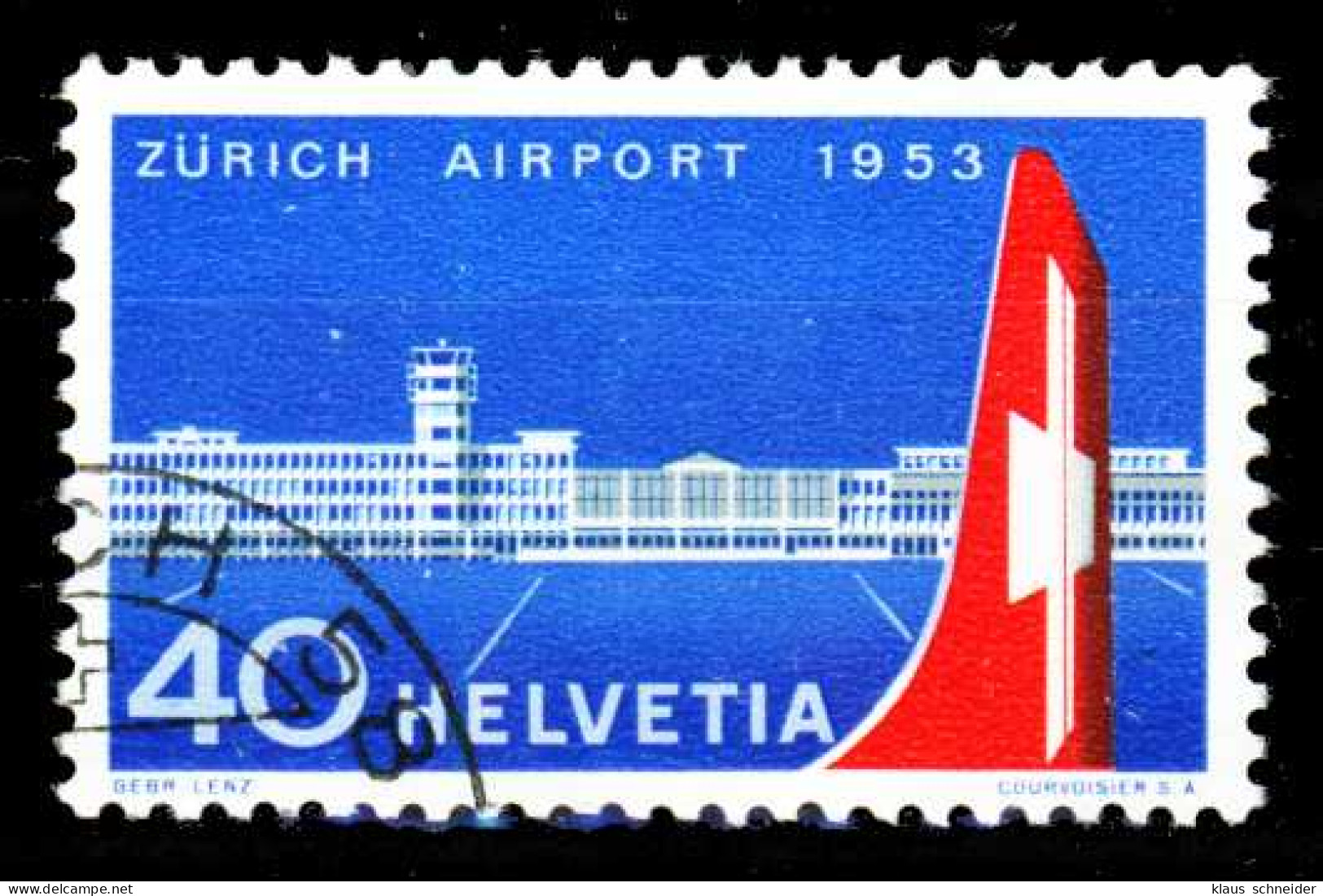 SCHWEIZ FLUGMARKEN Nr 585 Gestempelt X299CDA - Used Stamps
