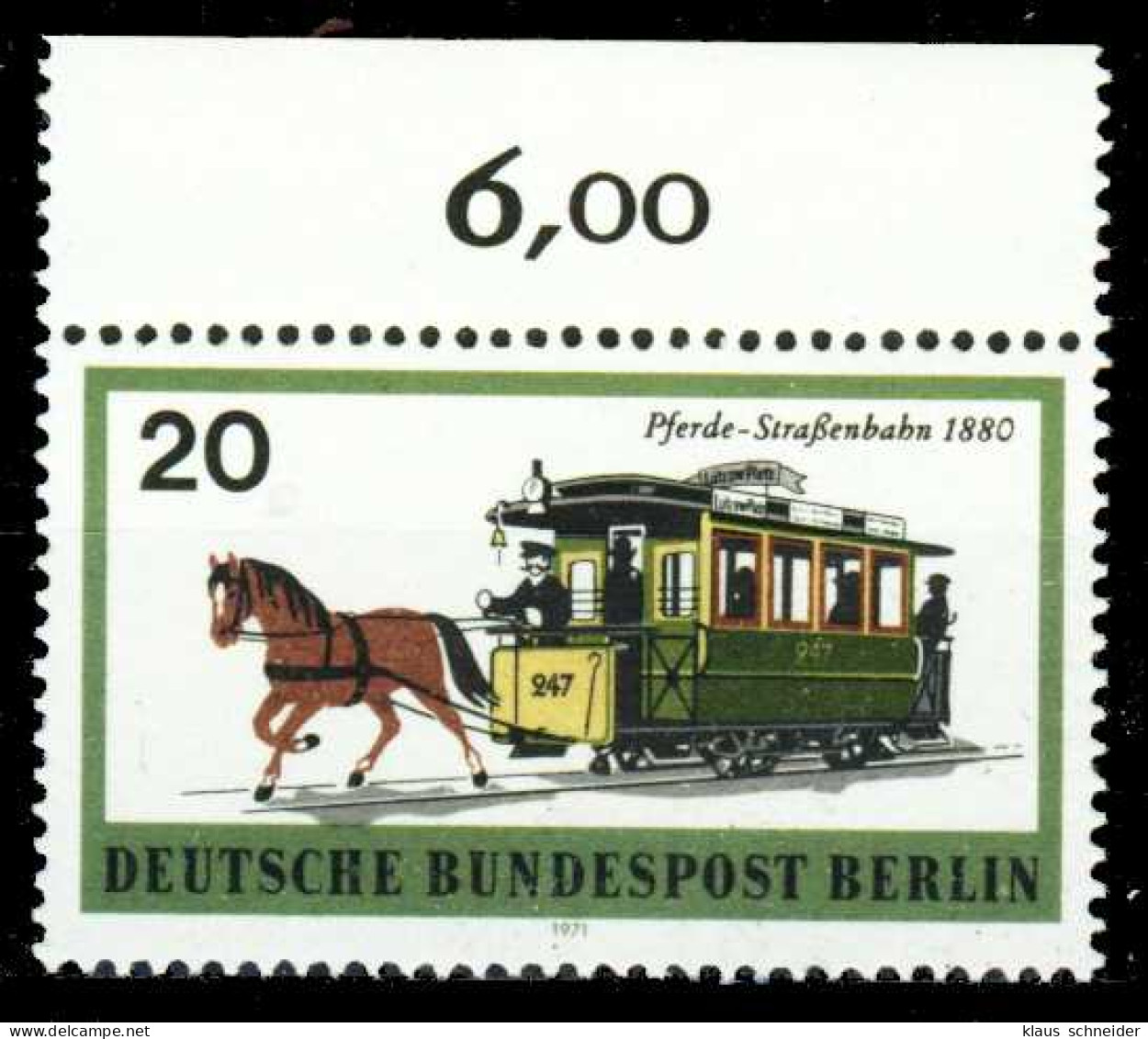 BERLIN 1971 Nr 381 Postfrisch ORA X2BCAFA - Unused Stamps