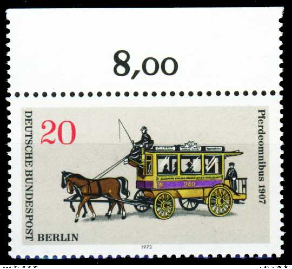 BERLIN 1973 Nr 446 Postfrisch ORA X2CBA6A - Unused Stamps