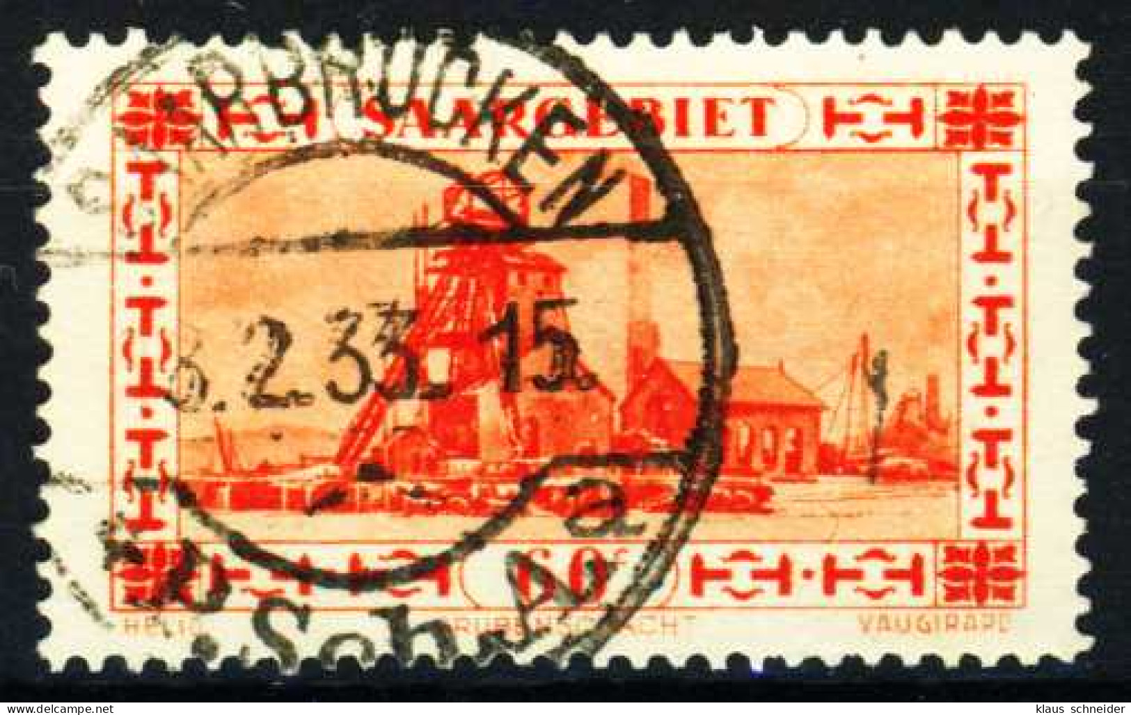 SAARGEBIET 1930 Nr 143 Zentrisch Gestempelt X3D32CA - Used Stamps