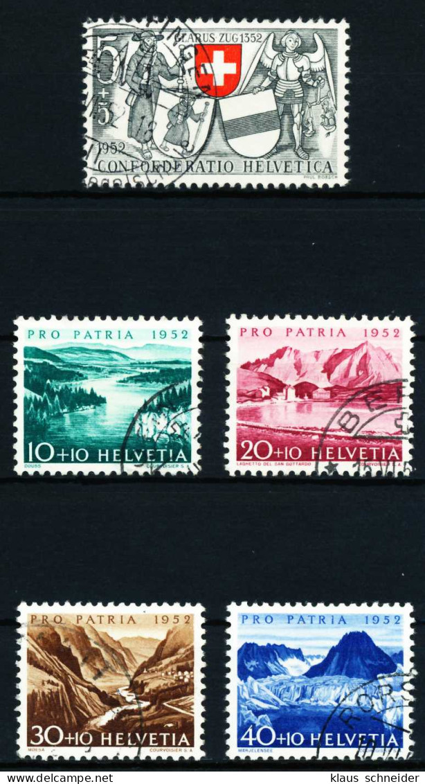 SCHWEIZ PRO PATRIA Nr 570-574 Gestempelt X4C9A56 - Gebruikt