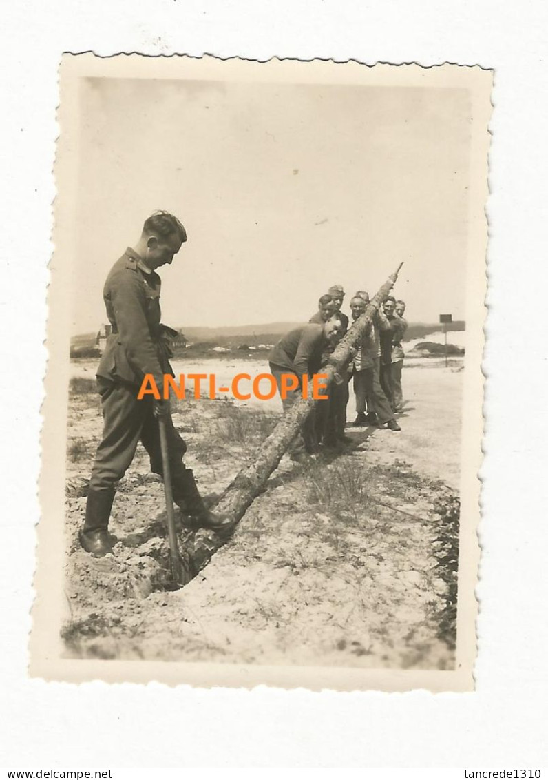 WW2 PHOTO ORIGINALE Soldats Allemands à LE TOUQUET P. Montreuil Sur Mer 62 PAS DE CALAIS 1941 - 1939-45