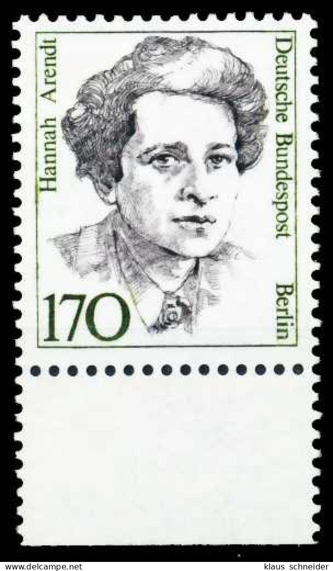 BERLIN DS FRAUEN Nr 826 Postfrisch URA X610576 - Unused Stamps