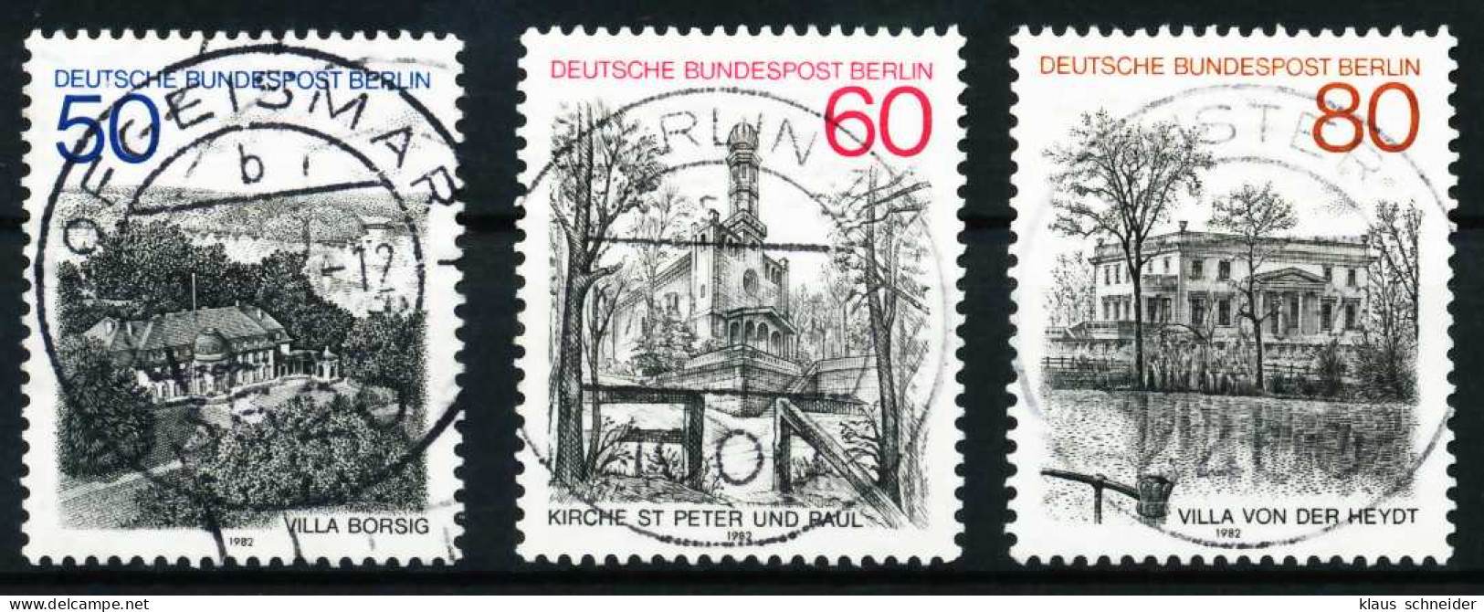 BERLIN 1982 Nr 685-687 Zentrisch Gestempelt X622D6A - Used Stamps