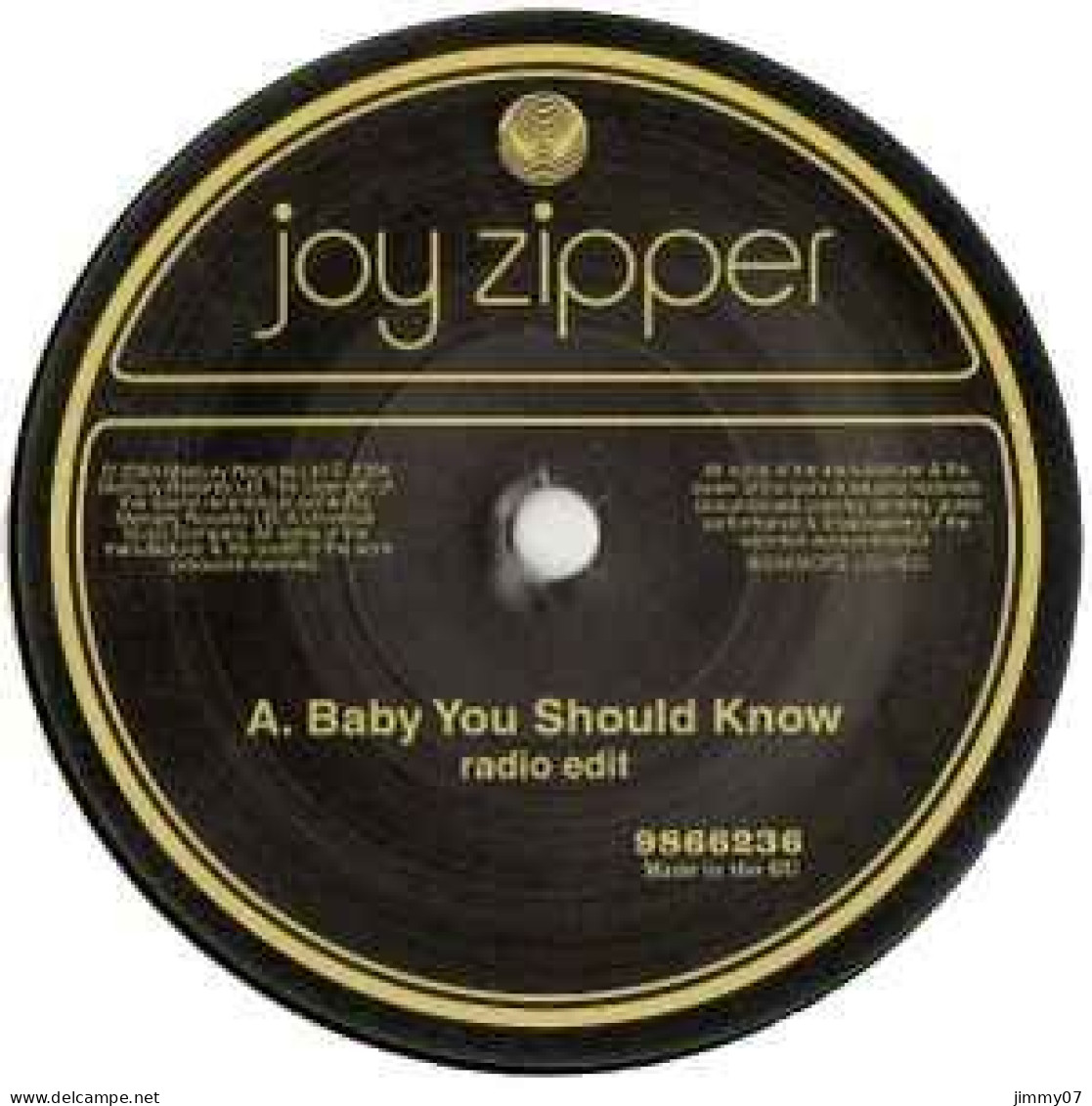 Joy Zipper - Baby You Should Know (7", Single, Ltd) - Rock