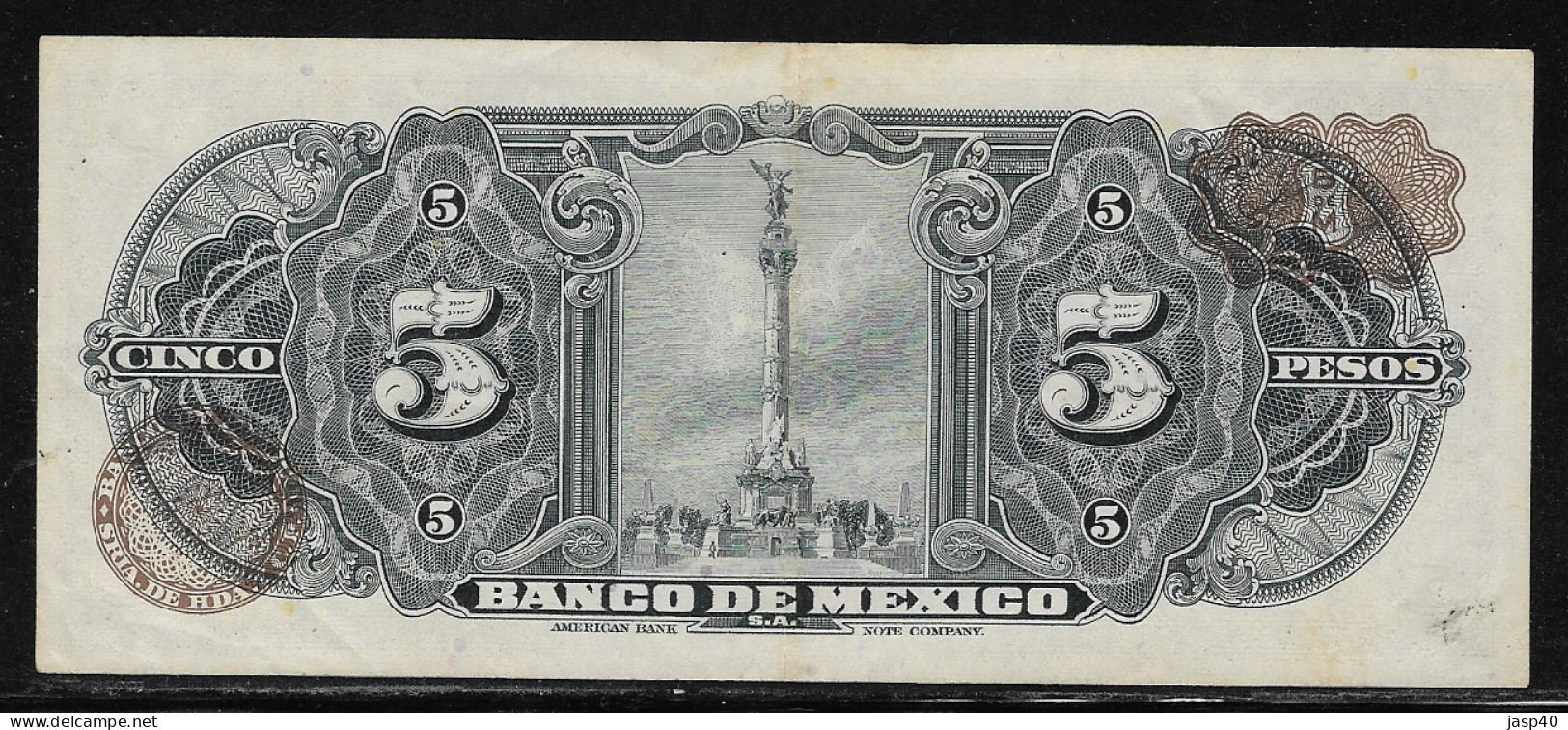 MEXICO - 5 PESOS DE 1963 - Mexique