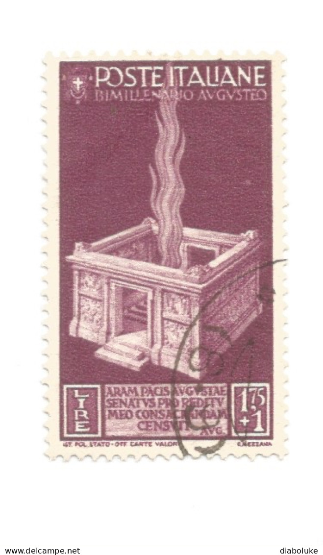 (REGNO D'ITALIA) 1937, BIMILLENARIO AUGUSTEO CON POSTA AEREA - Serie di 15 francobolli usati, annulli da periziare