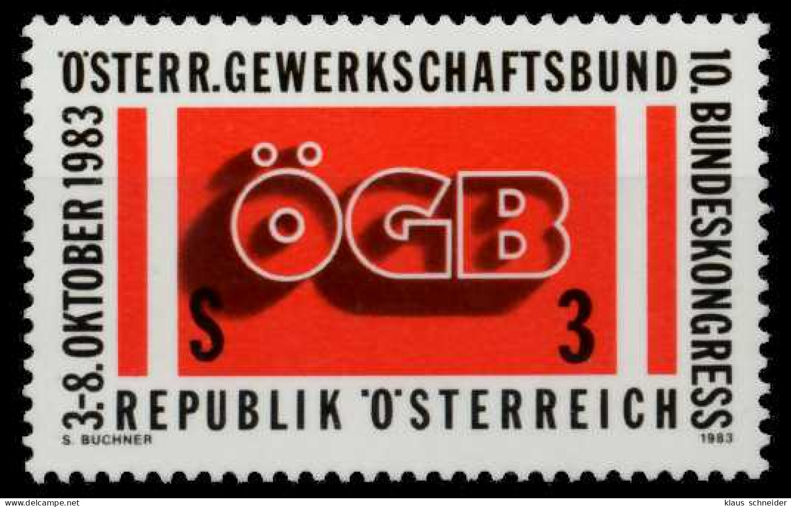 ÖSTERREICH 1983 Nr 1754 Postfrisch SB638B6 - Unused Stamps