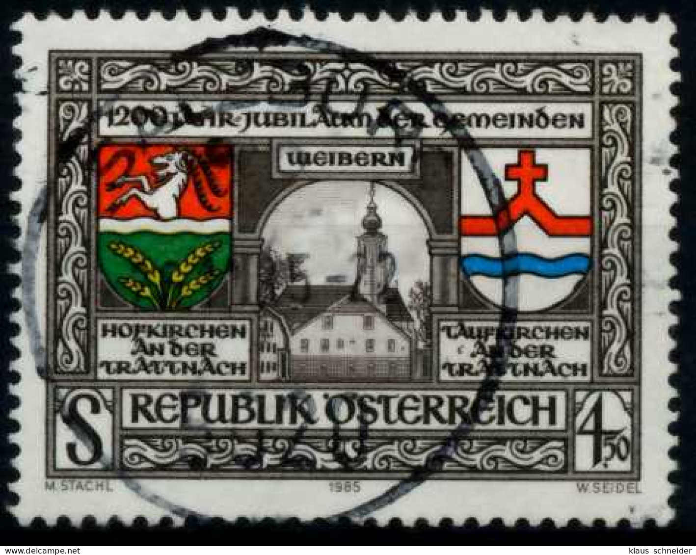 ÖSTERREICH 1985 Nr 1824 Zentrisch Gestempelt X70052E - Used Stamps