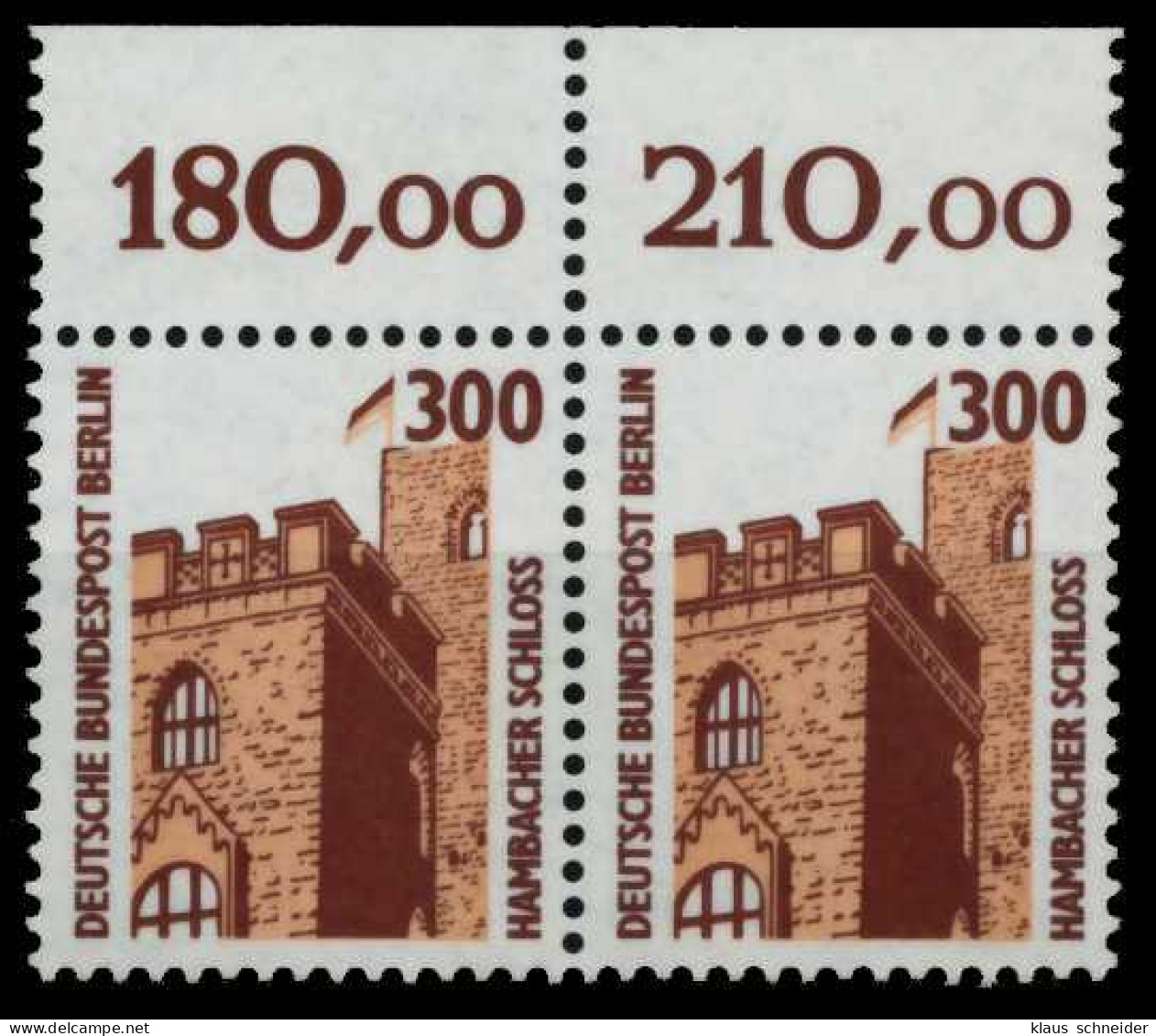 BERLIN DS SEHENSW Nr 799 Postfrisch WAAGR PAAR ORA X702CFA - Unused Stamps
