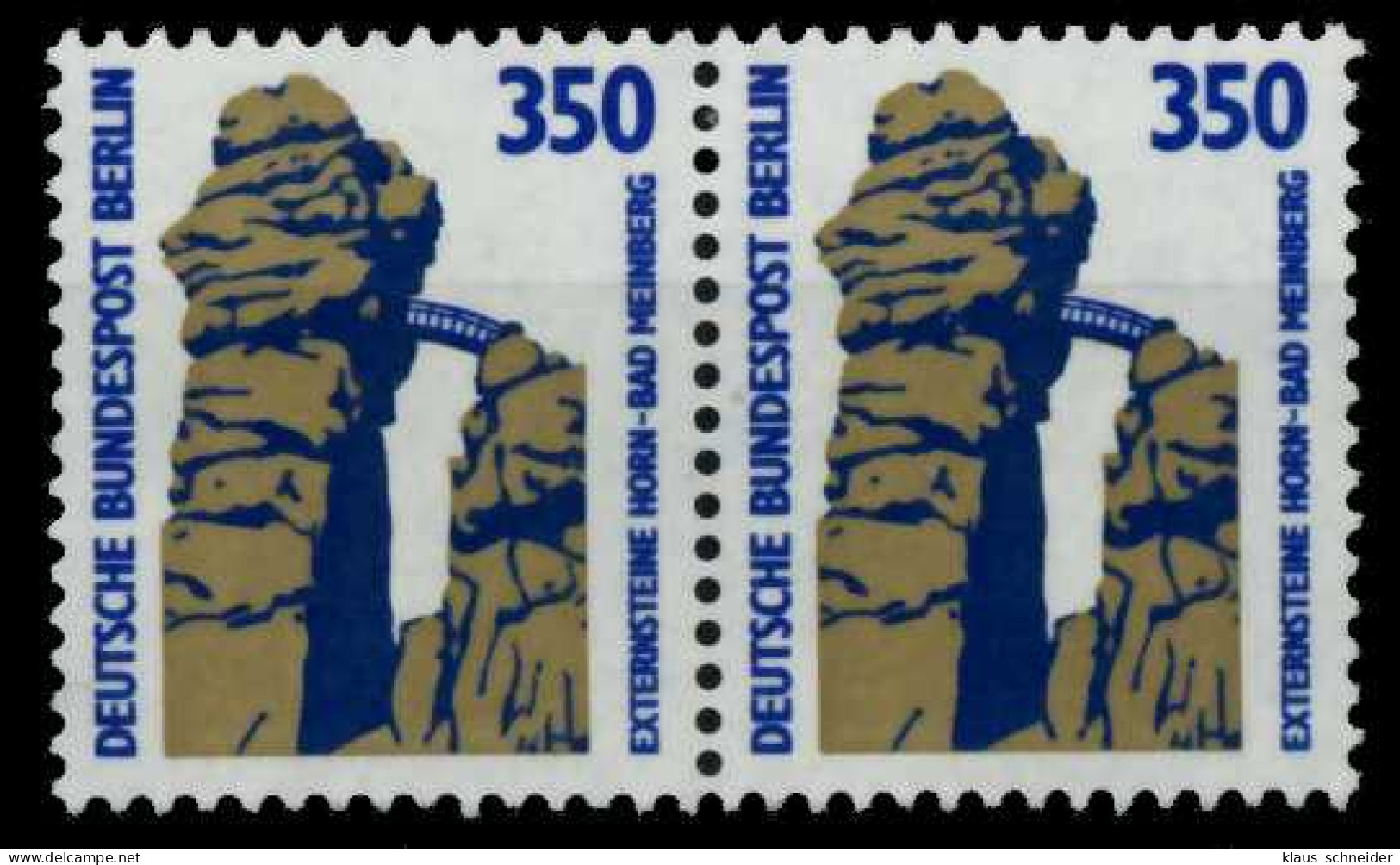 BERLIN DS SEHENSW Nr 835 Postfrisch WAAGR PAAR X702D06 - Unused Stamps