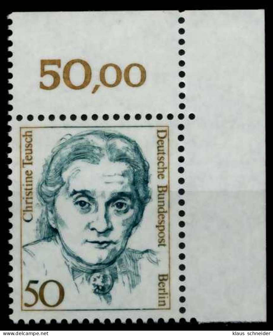 BERLIN DS FRAUEN Nr 770 Postfrisch ECKE-ORE X702D96 - Unused Stamps