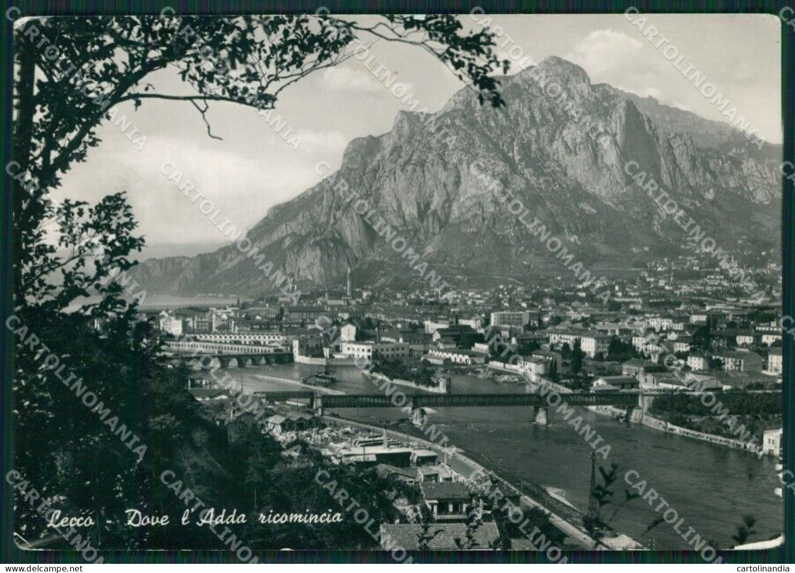 Lecco Città Adda Foto FG Cartolina KB3310 - Lecco