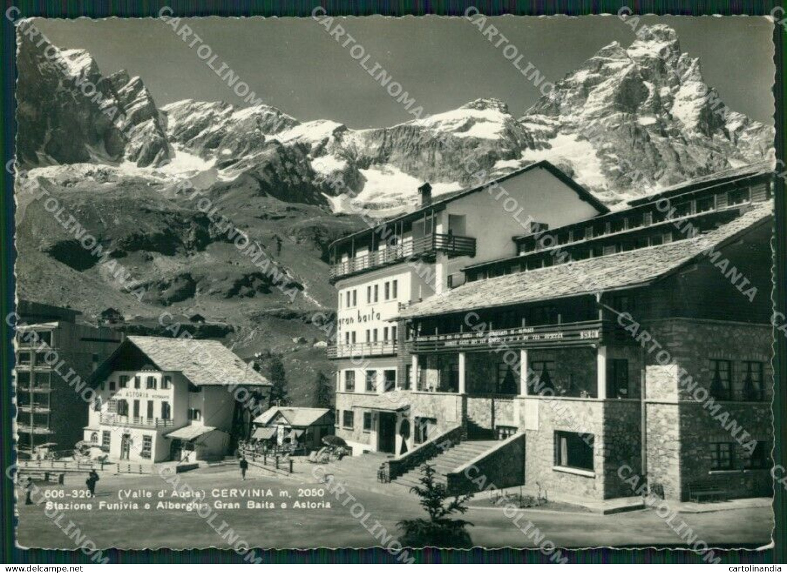 Aosta Valtournanche Cervinia Foto FG Cartolina ZK5321 - Aosta