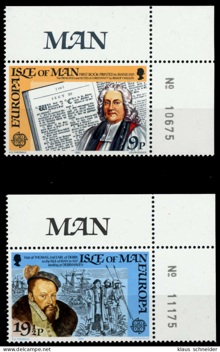 ISLE OF MAN Nr 213-214 Postfrisch ECKE-ORE X7C77AA - Man (Insel)