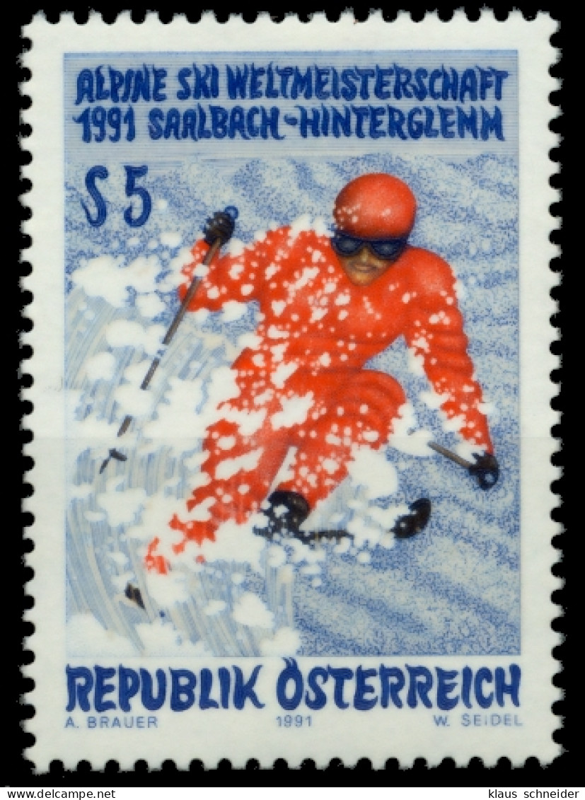 ÖSTERREICH 1991 Nr 2014 Postfrisch S00519E - Nuevos