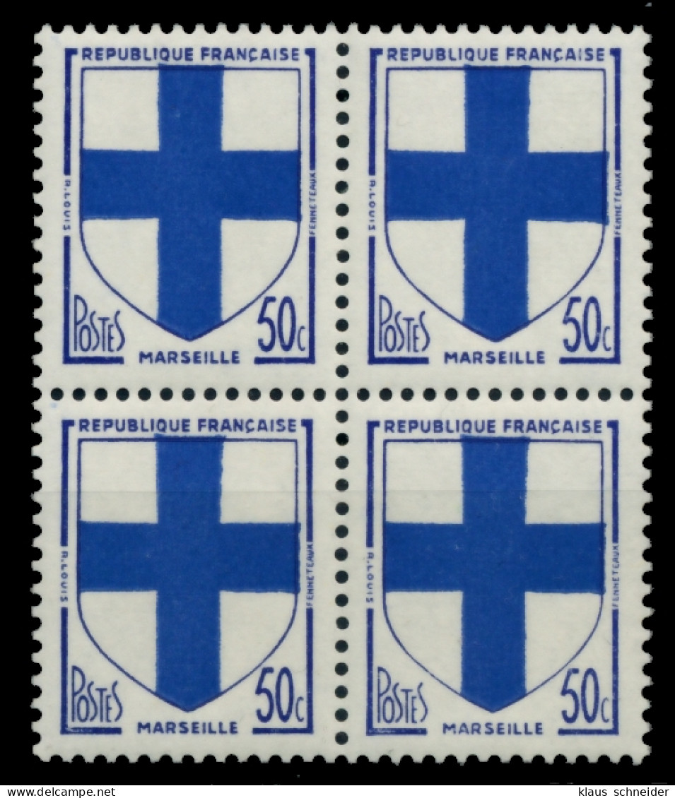 FRANKREICH 1958 Nr 1217 Postfrisch VIERERBLOCK X88D2EE - Neufs