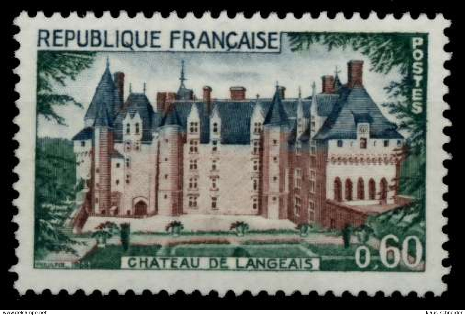 FRANKREICH 1968 Nr 1624 Postfrisch S028306 - Unused Stamps