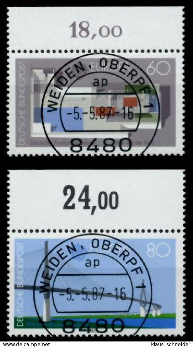 BRD BUND 1987 Nr 1321-1322 Zentrisch Gestempelt ORA X89E96E - Gebraucht