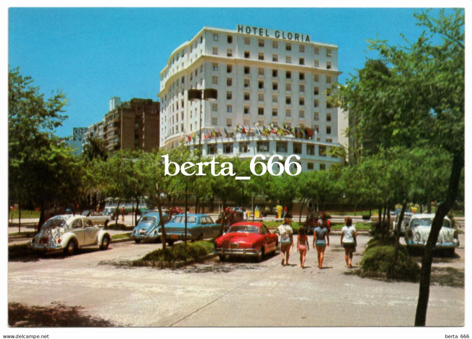 Hotel Gloria Rio De Janeiro Brazil Old Cars Volkswagem Beetle - Hotels & Restaurants