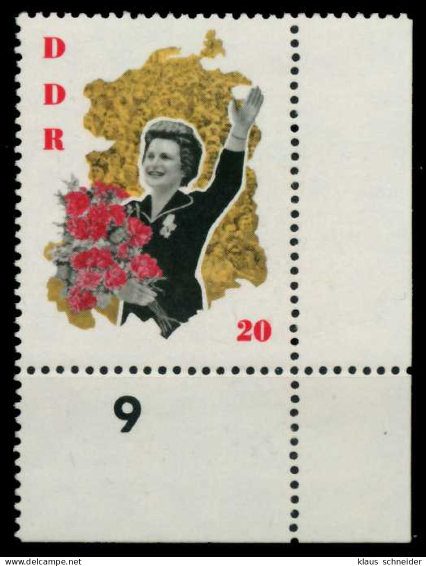 DDR 1963 Nr 994 Postfrisch ECKE-URE X8EB1FE - Neufs