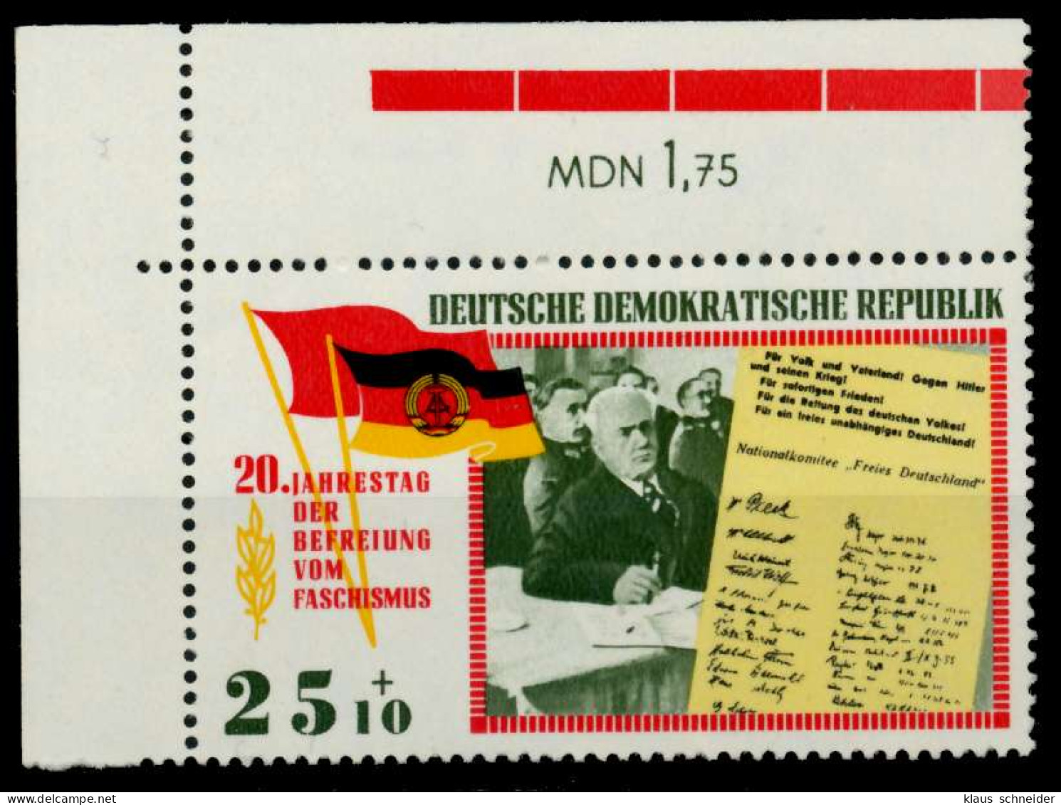 DDR 1965 Nr 1106 Postfrisch ECKE-OLI X900216 - Neufs