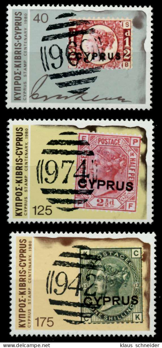 ZYPERN Nr 517-519 Postfrisch S039BA6 - Unused Stamps